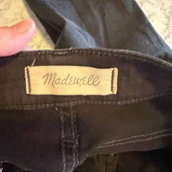 Madewell 9” high rise skinny black denim size 27 - Picture 6 of 8